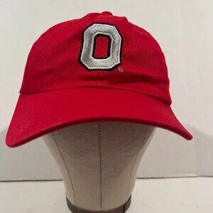 "O" Ohio State Buckeyes College Red Dad Hat Adjustable Preowned Clean